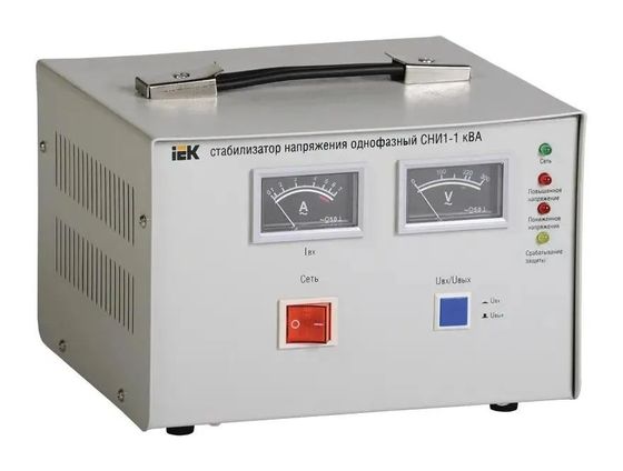 Стабилизатор напряжения IEK СНИ1 880Вт 1000ВА