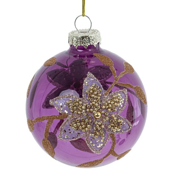 Набор из 12шт Украшение новогоднее &quot;Шар&quot;, D 8 см, L34 W25 H9 см