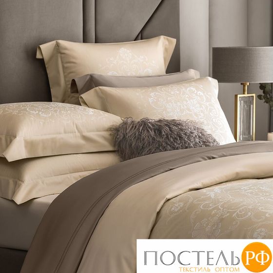 TOGAS Наволочка ЛУЧИЗАНО беж 70x70-1, 1 пр, xл/сат