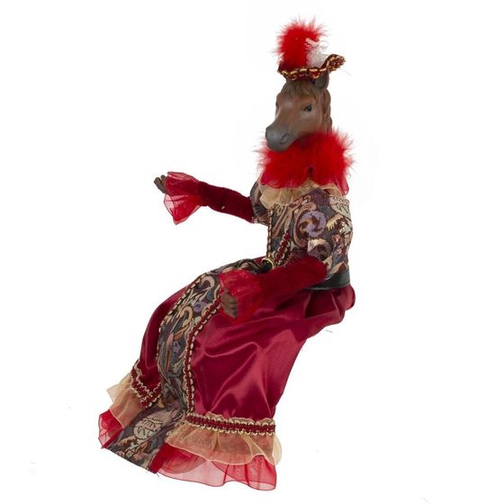 Игрушка набивная &quot;Лошадь&quot;, L17 W11 H42/22 см