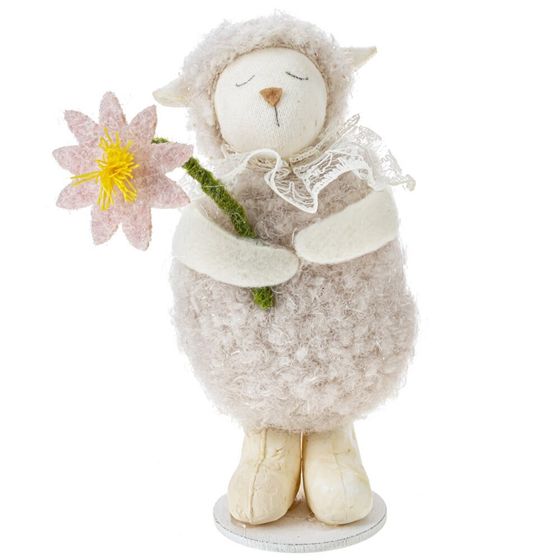 Фигурка декоративная &quot;Овечка&quot;, L5,5 W5,5 H11 см, 2в.