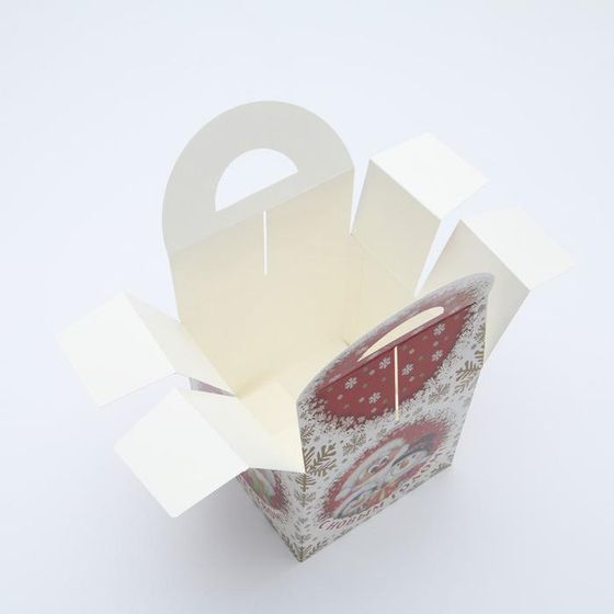 !09 Подарочная коробка (набор 10 штук) &quot;Зимняя сказка&quot;, 14 х 14 х 14 см.