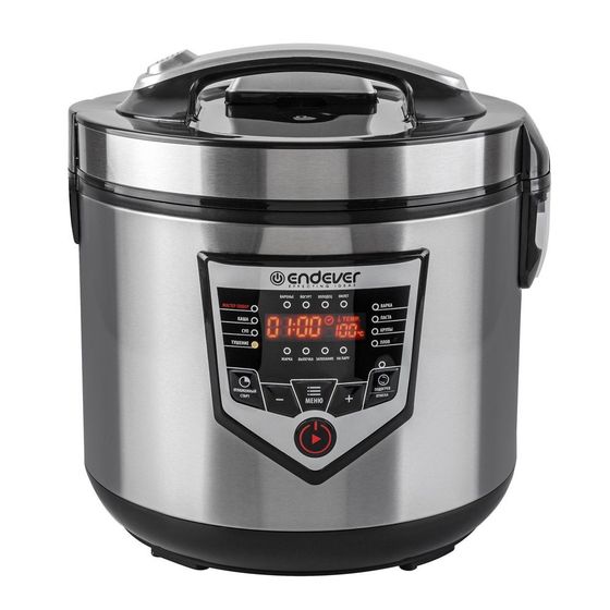 Мультиварка Endever Vita-124 5л 1000Вт черный/стальной