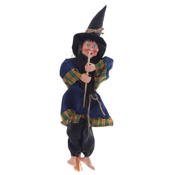 Игрушка набивная &quot;Баба-яга&quot;, Д14 Ш11 В45 см, 3в.
