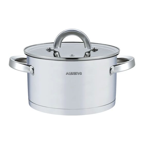 Кастрюля Alberg AL-2127 Gardez 3.6л с крышкой серебристый