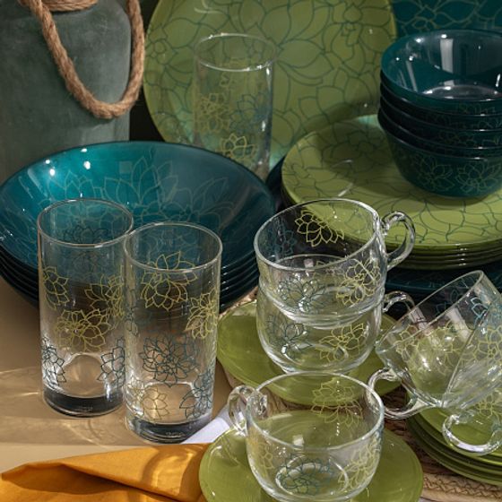 Набор столовый SIMPLY FLEURS DE BACH 44 предмета