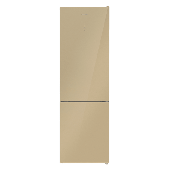 Холодильник Maunfeld MFF200NFBG Inverter бежевый (двухкамерный)