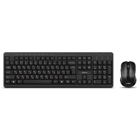 Клавиатура+мышь Sven KB-C3400W беспроводной черный (SV-018887)