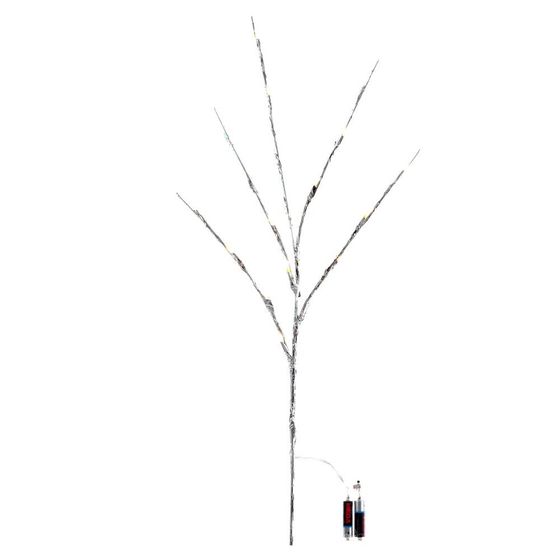 Изделие декоративное с подсветкой &quot;Ветка&quot; (2xAA, не прилаг.), L17 W1 H70 см
