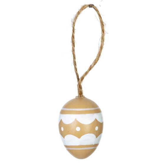 Набор из 16-ти изделий декоративных подвесных "Яйцо" (4,5*6, 3,5*5,5, 3*4), L14 W5,5 H15 см