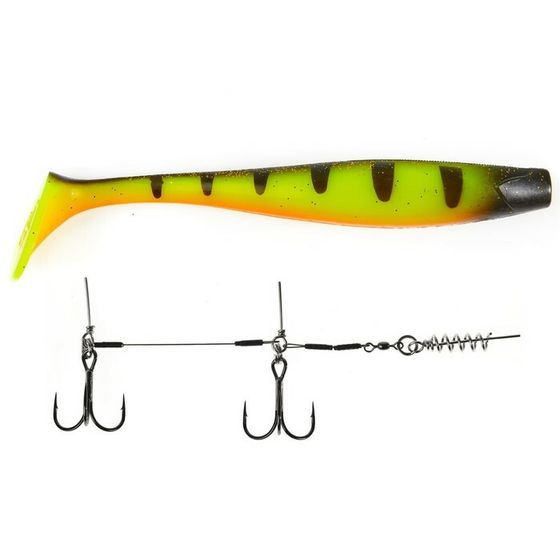 Виброхвосты LJ 3D Series GIANT KUBIRA SWIM SHAD 10,3in (26,00)/PG14 1шт.+Stinger XL