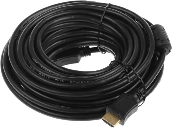 Кабель Premier HDMI(m) - HDMI(m) 10м черный (5-813)