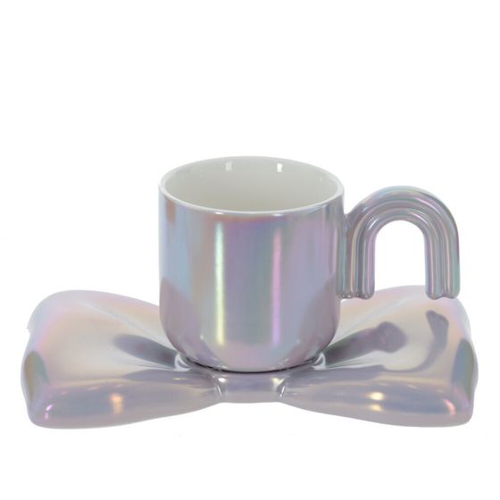 Кружка с блюдцем, 210 мл, L18 W12 H8 см