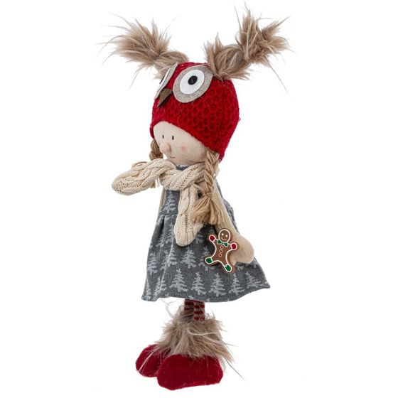 Игрушка набивная &quot;Девочка&quot;, L15 W10 H53 см, 2в.