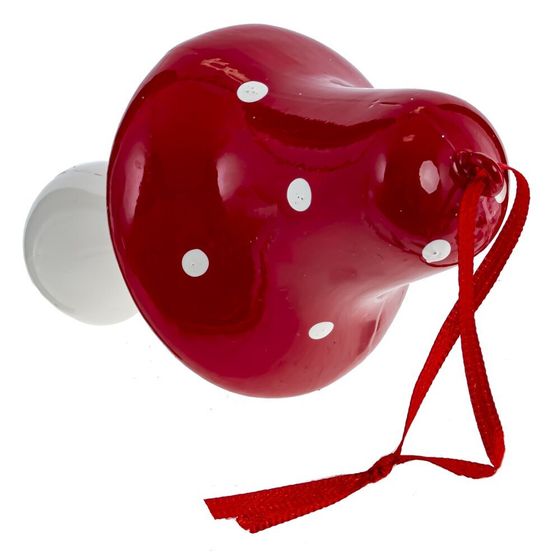 Украшение новогоднее &quot;Гриб&quot;, L6,4 W6,4 H11,4 см