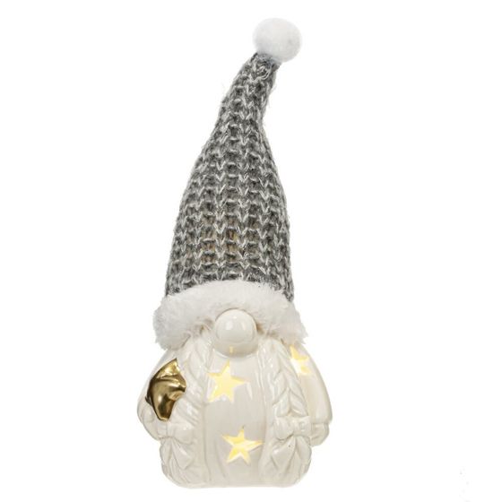 Фигурка декоративная с подсветкой &quot;Гномик&quot;, L7 W6 H16 см, (2хLR44), 4в.