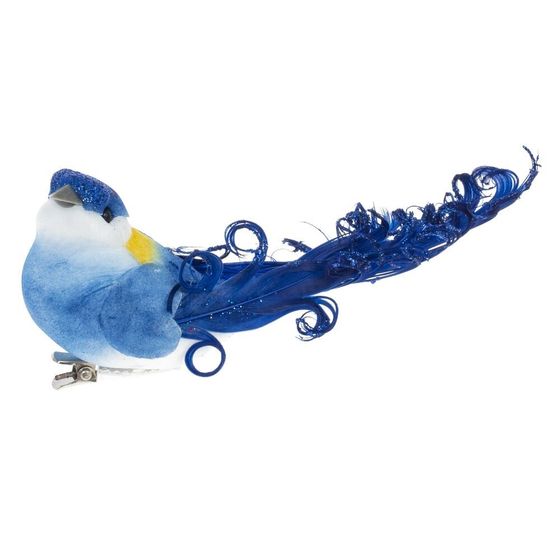 Изделие декоративное &quot;Птичка&quot;, L12 W4 H5,5 см, 2в.