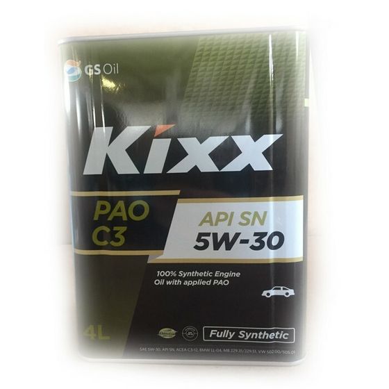 Масло моторное  Kixx PAO C3 5W-30, 4 л