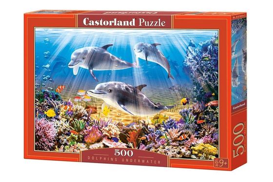 Castorland Puzzle Dolphins Underwater 500 elementów (52547)