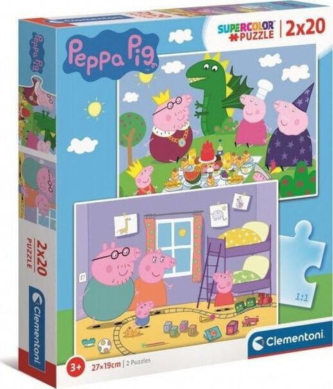 Clementoni Puzzle 2x20el. Świnka Peppa (24778)