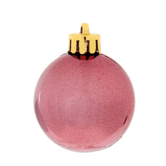 Набор из 12шт Украшение новогоднее &quot;Шар&quot;, D 4 см, L4 W4 H5 см