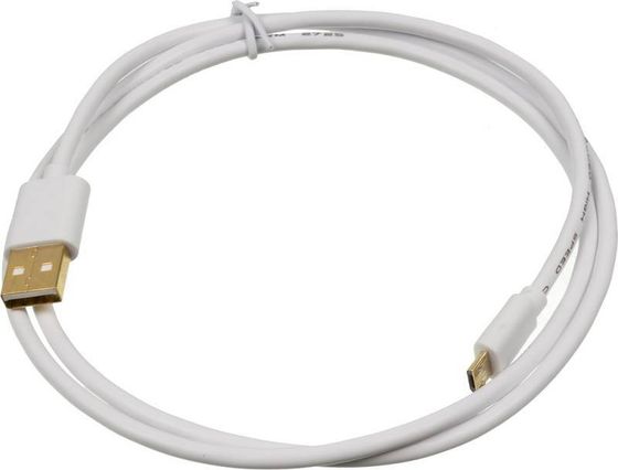 Кабель NONAME USB(m) - microUSB (m) 1м белый (2A Square)
