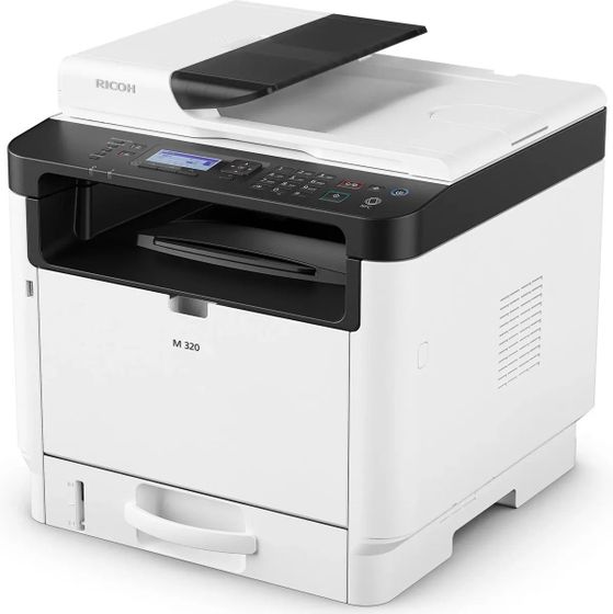 МФУ лазерное Ricoh M 320 A4 Duplex Net белый (408536)