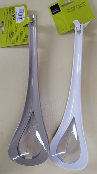 !09 Набор из 4-х предметов - Приборы для салата 4 штуки 29/8см цвет микс