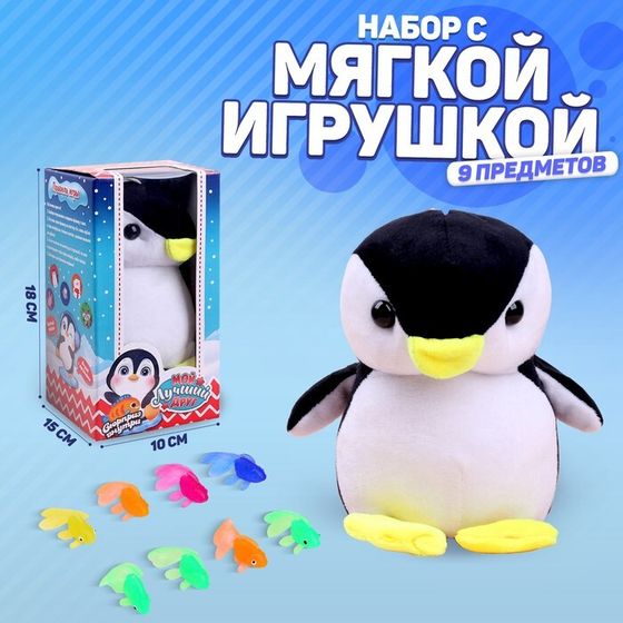 Мягкая игрушка на новый год «Пингвин»