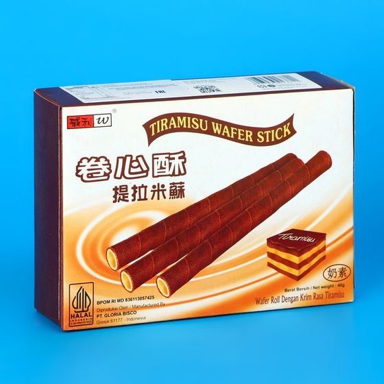 Бисквитные палочки Willie Wafer со вкусом тирамису, 40 г