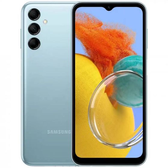 Смартфон Samsung Galaxy M14 4/64Gb голубой (SM-M146BZBUCAU)