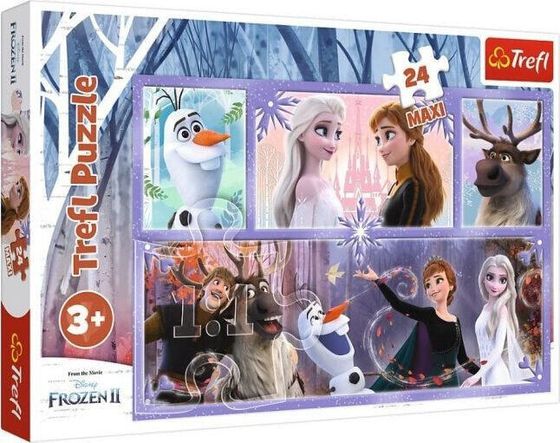 Trefl Puzzle Мир, полный магии Холодное сердце 2 24 Макси эл.