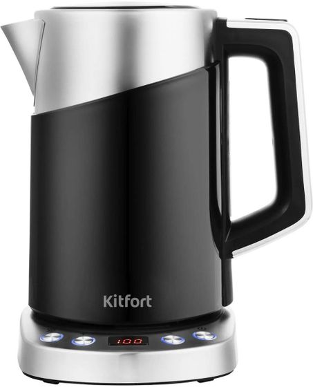 Чайник электрический Kitfort КТ-660-2 1.7л 2200Вт черный