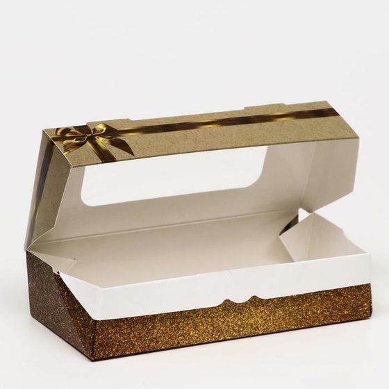 !09 Коробка складная (набор 8 штук) "Подарок" 17 х 7 х 4 см.