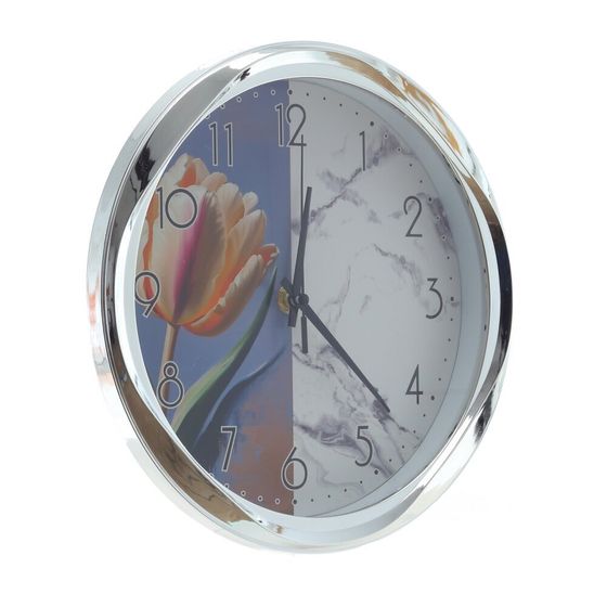 Часы настенные декоративные (1xАА н/п), L24,5 W4 H24,5 см