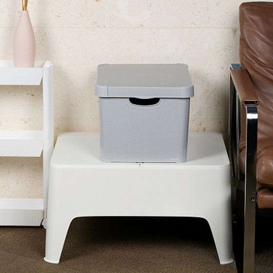 Ящик для хранения СТОКГОЛЬМ L белая