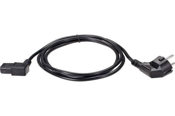 Кабель питания Telecom Евровилка-IEC-320-C13 1.8м черный (TE021DA-CU0.75-1.8M)