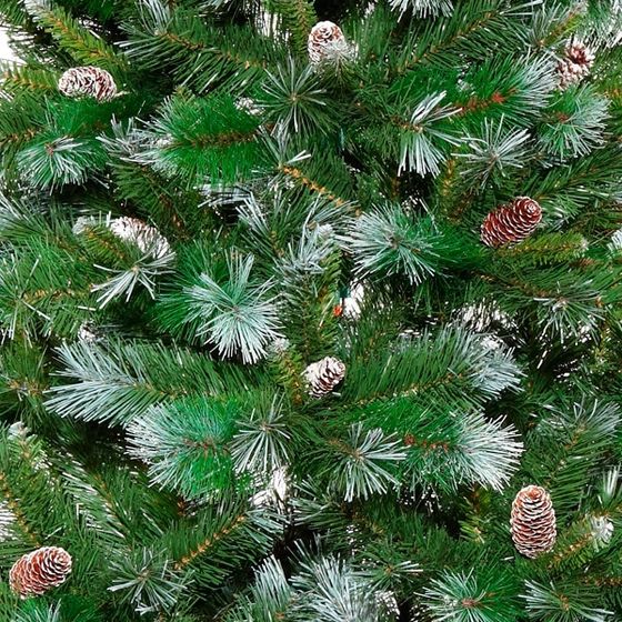 Елка искусственная &quot;Сибирская особая со снегом&quot;, H228 см, 1081 веток