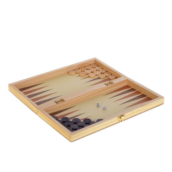 Игра настольная 3 в 1 (шахматы, шашки, нарды), L29 W15 H5 см