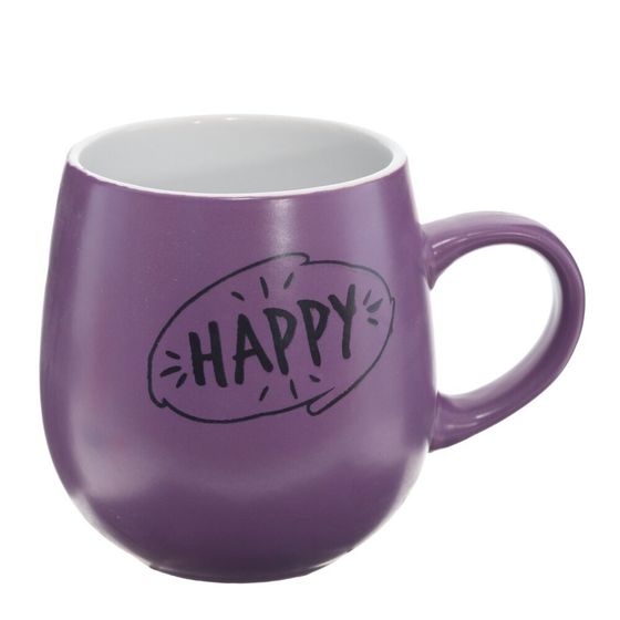 Кружка 500 мл, L13 W10 H10 см, цвет микс