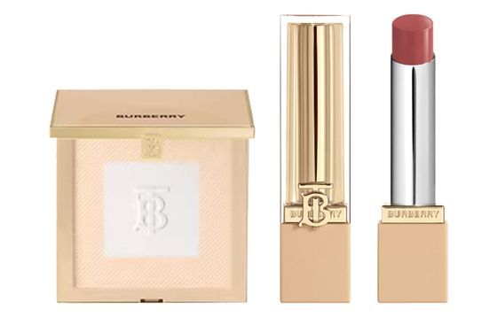 Burberry British Lady Lipstick Trench Coat Powder Makeup Sets Easy-to-Blend Complexion Correcting Skin Tone 3g+11g