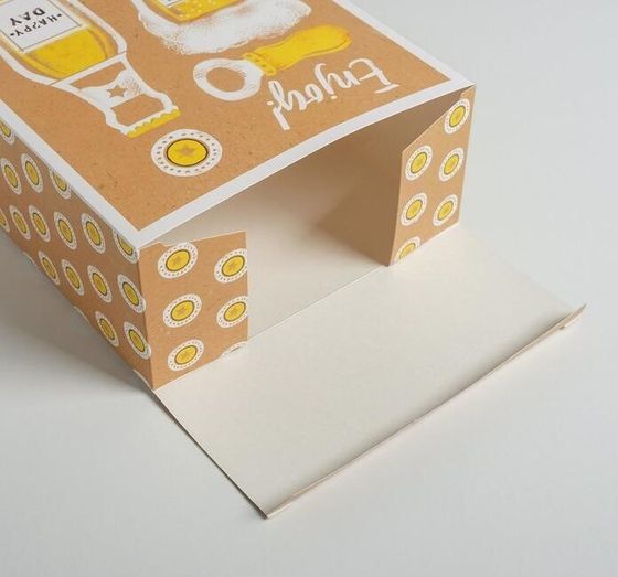 !09 Коробка (набор 4 штуки) складная «Happy», 22 × 30 × 10 см.