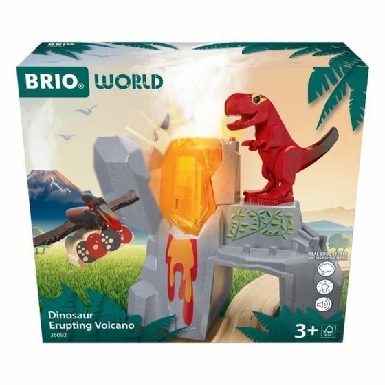 BRIO World 36092 «Извергающийся вулкан с динозаврами»