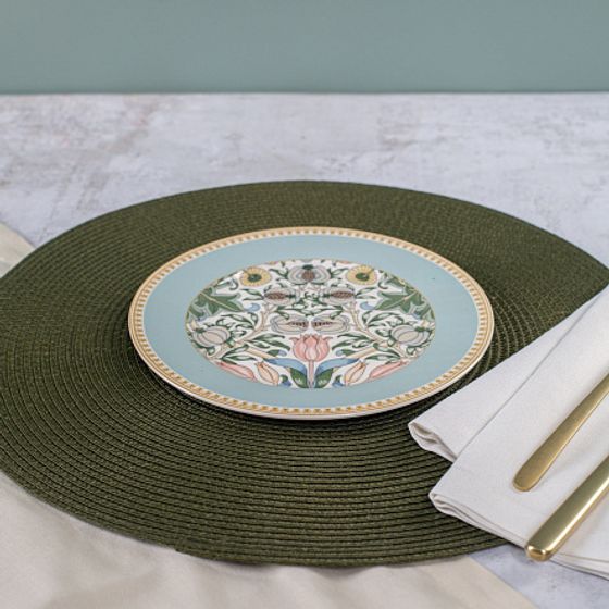 Набор десертных тарелок FLOWERS 6шт 19см