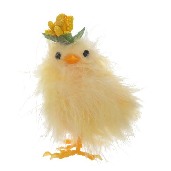 Фигурка декоративная &quot;Цыпленок&quot;, L4 W4 H6 см, 3в.