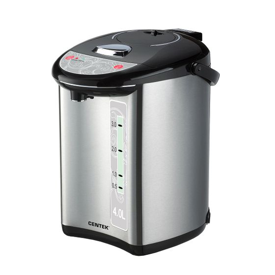 Термопот Centek CT-1082 4л 850Вт сталь/черный