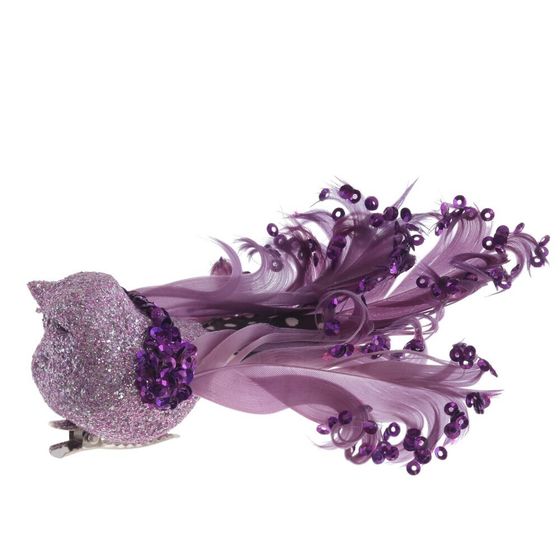 Изделие декоративное &quot;Птичка&quot;, L11 W4 H4 см, 6в.