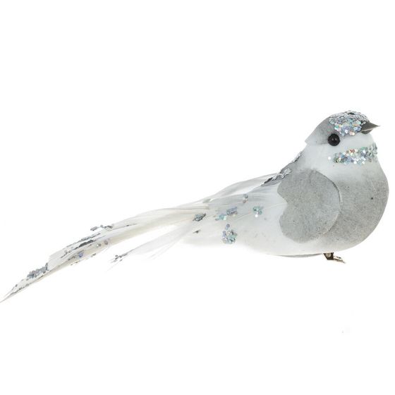 Изделие декоративное &quot;Птичка&quot;, L15 W4,5 H5,5 см, 2в.