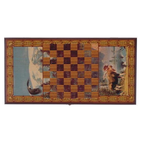 Игра настольная Нарды &quot;Медведь&quot;, Д50 Ш26 В4 см