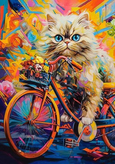 Castorland Puzzle 500 Kitten&#39;s Floral Ride CASTOR